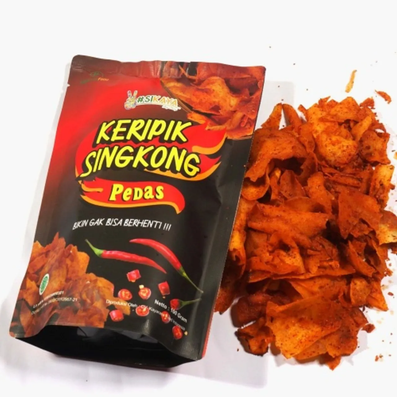 Keripik Singkong Pedas foto 1